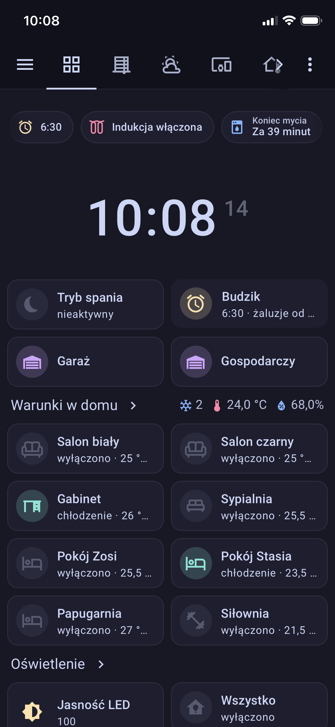 Home Assistant na telefonie